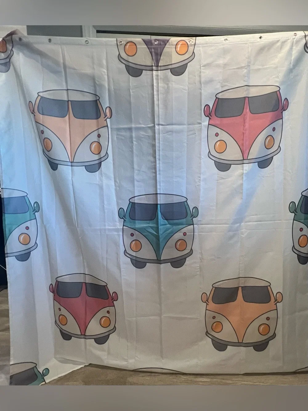 Shower Curtain / Retro ( VW ) Van 🚐 - Multi Colored